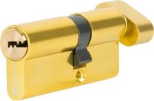Замок Standers Цилиндр TTAL1-3040NBGD, 30x40 мм, ключ/вертушка, цвет латунь 3276007128369