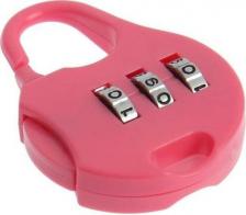 Замок Tundra Замок навесной кодовый ZK021, цвет насыщенно-розовый