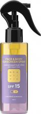 Защита от солнца Beautific Солнцезащитный спрей SPF 15 для бронзового загара лица и тела, с бета-каротином, 150 мл