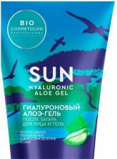 Защита от солнца Фитокосметик Алоэ-гель после загара, для лица и тела, BIO COSMETOLOG PROFESSIONAL "Sun", гиалуроновый, 150 мл