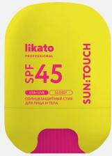 Защита от солнца Likato Солнцезащитный стик для лица и тела Стик солнцезащитный SUN:TOUCH GLOSSY SPF 45