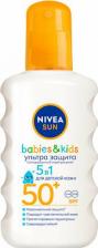 Защита от солнца Nivea детский солнцезащитный спрей Ультра защита SPF 50, 200 мл