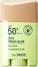 Защита от солнца The Saem Стик солнцезащитный с экстрактом алоэ Jeju Fresh Aloe Sun Gel 60 г