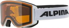 Защитная экипировка Alpina Очки Горнолыжные 2021-22 Narkoja Q-Lite White/Orange S2