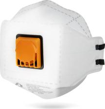 Защитная маска Jeta Safety Респиратор с клапаном, полумаска фильтрующая, трехпанельный складной, индивидуальная упаковка