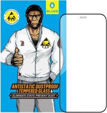 Защитная пленка Blueo Защитное стекло 2.5D Silk full cover Anti-Static 0.33 мм для iPhone 13/13 Pro/14 с черной рамкой )