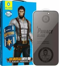 Защитная пленка Blueo Защитное стекло для iPhone 15 Pro Max приватное Black