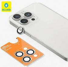 Защитная пленка Blueo Защитное стекло для камеры iPhone 15 Pro Max Armor metal 3 шт. Silver