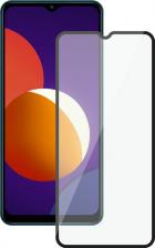 Защитная пленка Deppa Защитное стекло 2,5D Full Glue для Samsung Galaxy M12, 0.3 мм, черная рамка