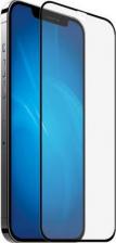 Защитная пленка DF Защитное стекло 3D iColor-29 для iPhone 12 Pro Max 0.33 мм черная рамка