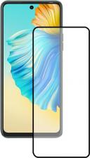 Защитная пленка DF Защитное стекло для экрана tColor-04 для Tecno Spark 7 2.5D, 1 шт, черный [ tcolor-04 ]