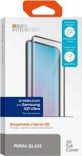 Защитная пленка InterStep Защитное стекло для Samsung 3D S21 Ultra Black frame