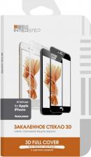 Защитная пленка InterStep Защитное стекло с рамкой 3D Full Cover iPhone 8 Plus/7 Plus, белая рамка