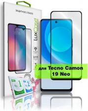 Защитная пленка LuxCase Защитное стекло для Tecno Camon 19 Neo Full Screen Black