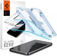 Защитная пленка Spigen Защитное стекло для Galaxy S23 - EZ FIT GLAS.tR - Прозрачный - 2 шт - AGL05958
