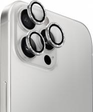Защитная пленка Uniq Стекло для камеры iPhone 16 Pro/16 Pro Max OPTIX Camera Lens блестящий белый