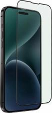 Защитная пленка Uniq Защитное стекло для iPhone 15 Pro Max Optix anti-blue Clear/Black