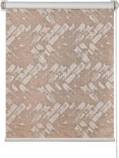 Жалюзи ПраймДекор Миниролло blackout Венецианская штукатурка антик тициановый, 115х170 см 23115114