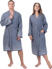 Женская одежда для дома Cleanelly Халат унисекс Comfort серый р.56
