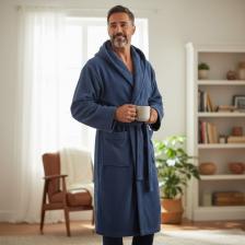 Женская одежда для дома Cogal Халат махровый Basic Blue размер XL, синий