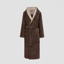 Женская одежда для дома Togas Халат Арт Лайн коричневый с бежевым 2XL(54)