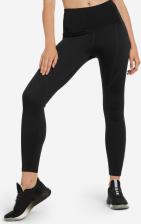 Женские спортивные брюки Reebok Легинсы для фитнеса, размер L, черный