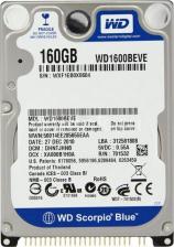 Жесткий диск Western Digital WD1600BEVE