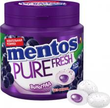 Жевательная резинка Mentos Резинка жевательная Pure Fresh Виноград, 100 г