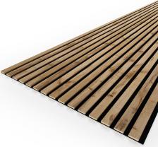 Звукоизоляция Стелла Панель акустическая 600х2780х9 мм пекан 1,67 кв.м