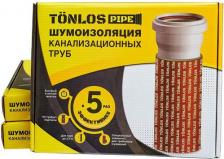 Звукоизоляция Tonlos Комплект для шумоизоляции канализационных труб PIPE 4640107330080