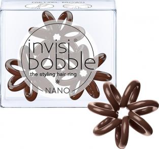  Invisibobble Резинка для волос NANO Pretzel Brown (с подвесом)