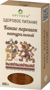 Какао Оргтиум Какао порошок натуральный (экологический), 100 гр