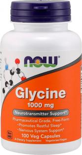  Now Foods Glycine, аминокислоты, капсулы 100 шт