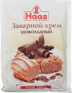  Haas крем заварной шоколадный, 100 г