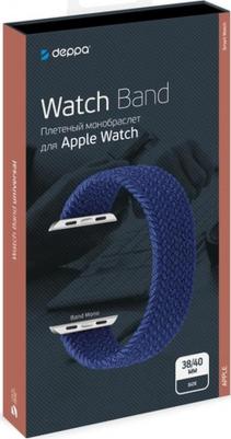 Нейлоновый ремешок Band Mono для Apple Watch 38/40 mm синий – фото 1