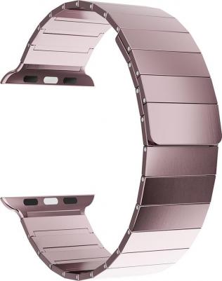 Ремешок из нержавеющей стали для Apple Watch 42/44/45/49 mm серии 1-8, SE Ultra CALLISTO DSG-37-44-RG Rose золотистый – фото 2