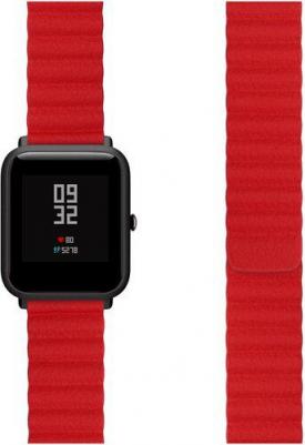 Универсальный кожаный ремешок для часов 20 mm POLLUX DSP-15-20-RD Red