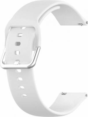 Ремешок универсальный, силиконовый, 20 mm White (УТ000025255) – фото 1