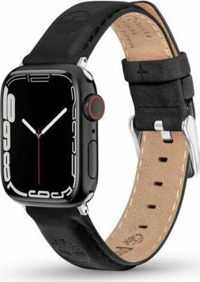 Кожаный ремешок для смарт-часов strap lacandon, черный, размер S – фото 1