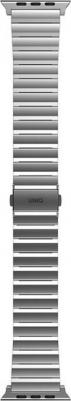Ремешок Strova Strap Link Steel для Apple Watch 42-44-45-49 мм серебристый – фото 1