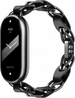 Сменный ремешок Chain Strap для Xiaomi Smart Band 8 Черный – фото 5