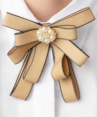 Галстук-бант бежевый 223BBGS86081200, 31