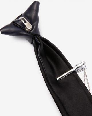 Галстук на прищепке с зажимом синий для девочки (140*170) – фото 1