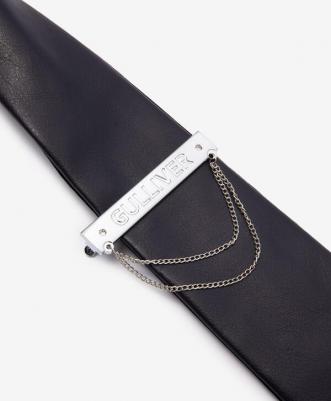 Галстук на прищепке с зажимом синий для девочки (140*170) – фото 2