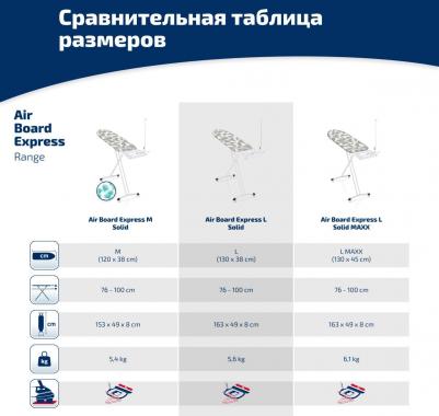 Гладильная доска AirBoard Express L Solid 72567 – фото 5