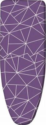 Чехол для гладильной доски ЧПД2/2 130x52 см поролон цвет фиолетовый с линиями на сливовом