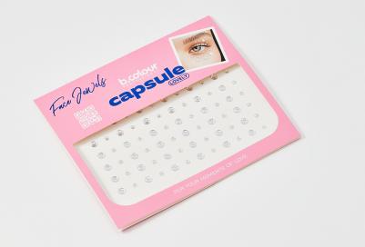 Наклейки для лица Стразы для лица и волос самоклеящиеся CAPSULE, Lovely – фото 2