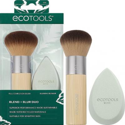 Кисть и спонж Blend + Blur для макияжа жидких и кремовых продуктов Cloud Skin – фото 1