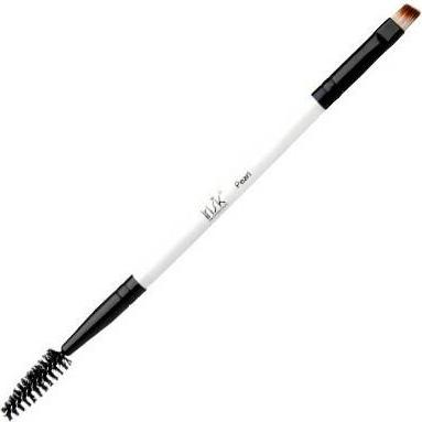 Аксессуары для макияжа Кисть макияжная двухсторонняя для бровей скошенная и винтовая щетка – фото 5