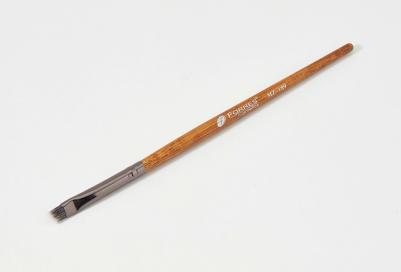 Скошенная кисть для бровей и век MZ189 – фото 5